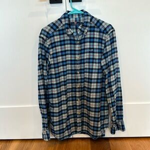 Vineyard Vines Flannel Men’s Holiday Winter Casual Button-Up Shirt Size Medium